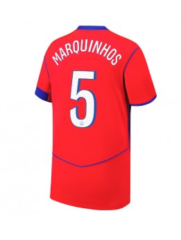 Billige Paris Saint-Germain Marquinhos #5 Tredjedrakt 2025-26 Kortermet